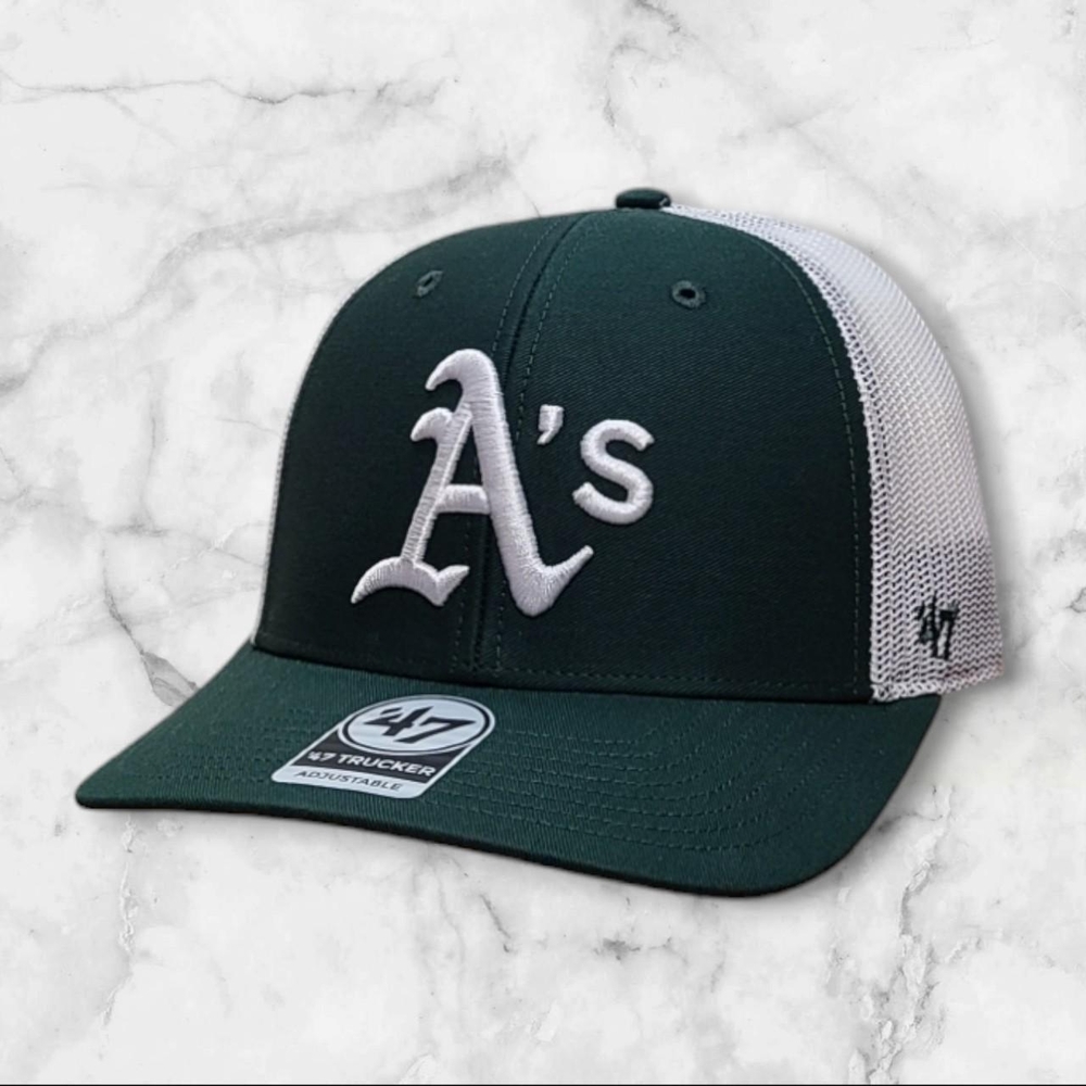 47 Brand Green and White Baseball Cap